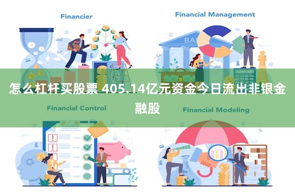 怎么杠杆买股票 405.14亿元资金今日流出非银金融股