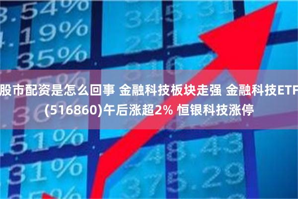 股市配资是怎么回事 金融科技板块走强 金融科技ETF(516860)午后涨超2% 恒银科技涨停