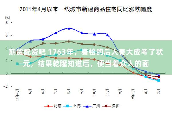 期货配资吧 1763年，秦桧的后人秦大成考了状元，结果乾隆知道后，便当着众人的面